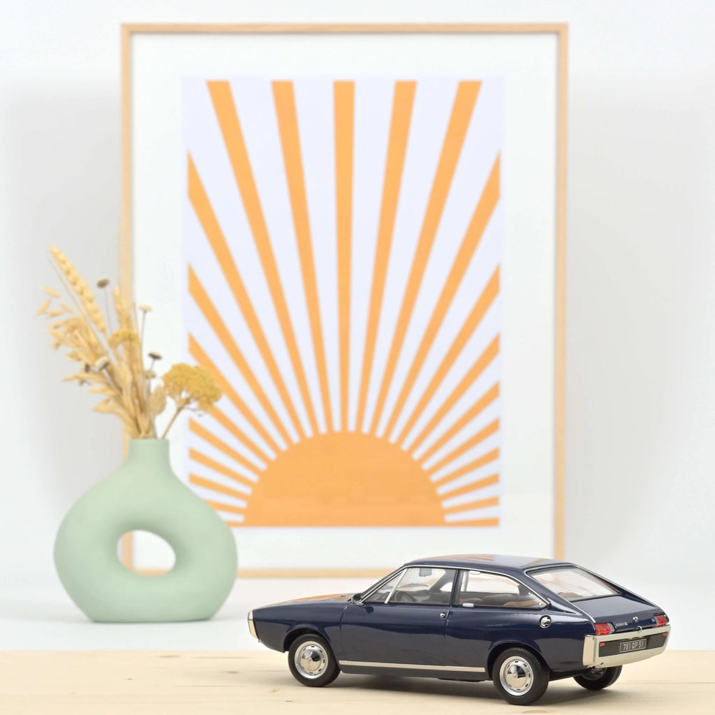 Renault 15 TL 1973 Dark Blue 1:18 - 300pcs