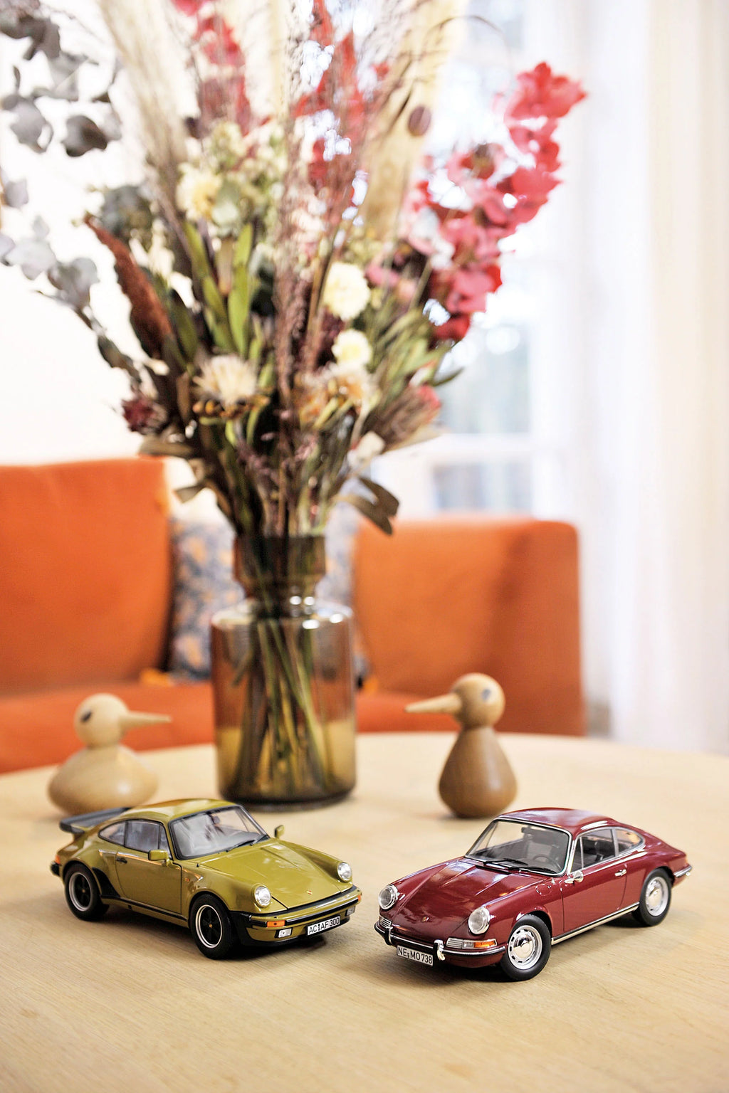 Porsche 911 T 1969 Dunkelrot 1:18