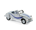 Citroën 2CV Convertible Azelle 1990 White with blue deco 1:43