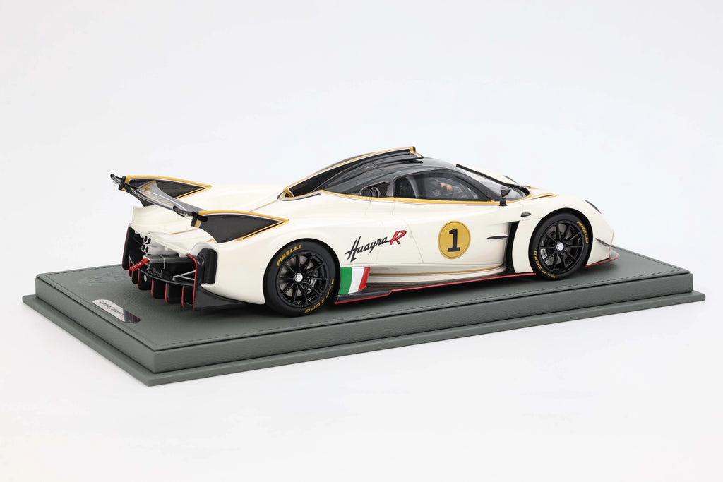 BBR Pagani Huayra R White Benny and Gloss carbon roof - Limited 100 pcs