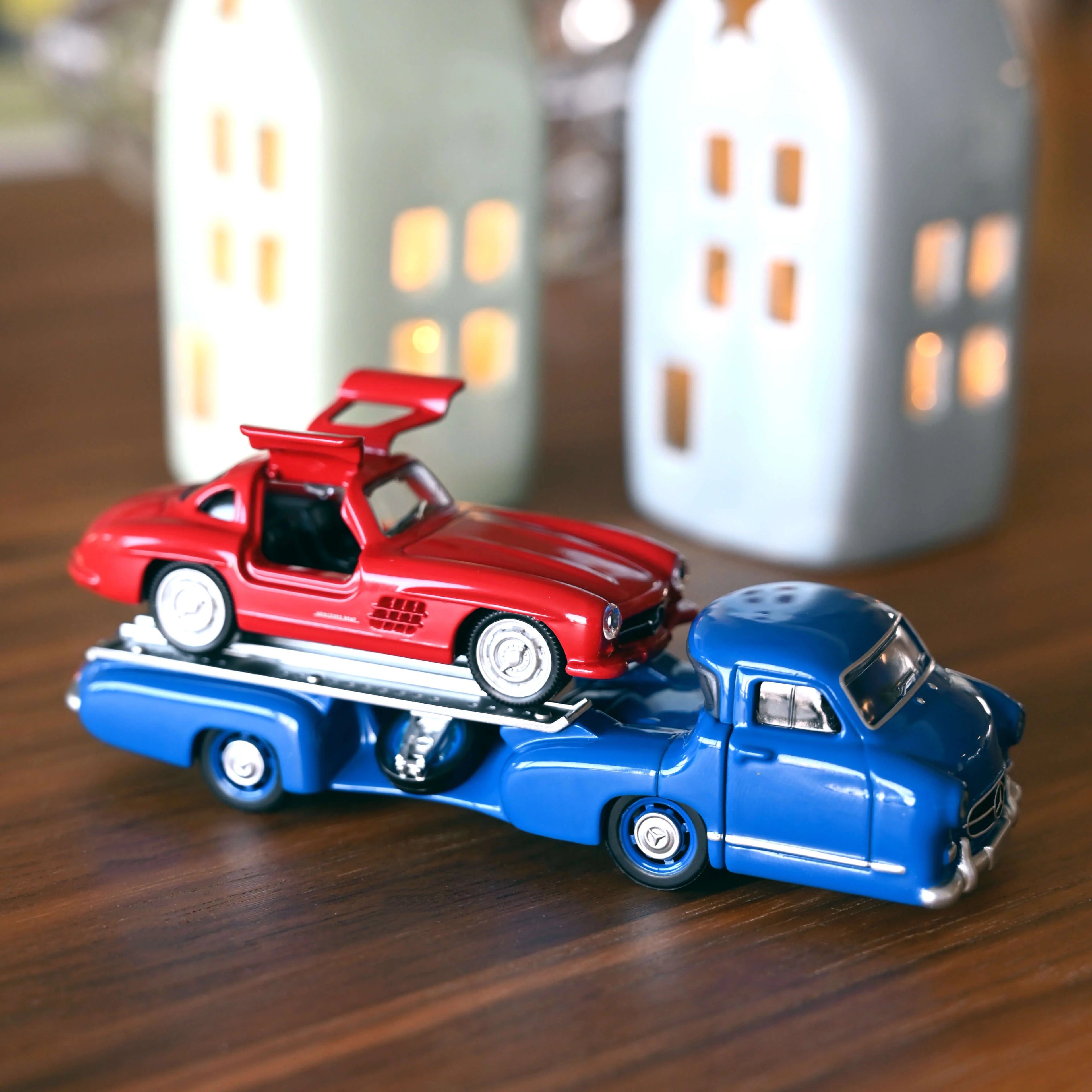 Mercedes-Benz Renntransporter + Mercedes-Benz SL 1955 1:64