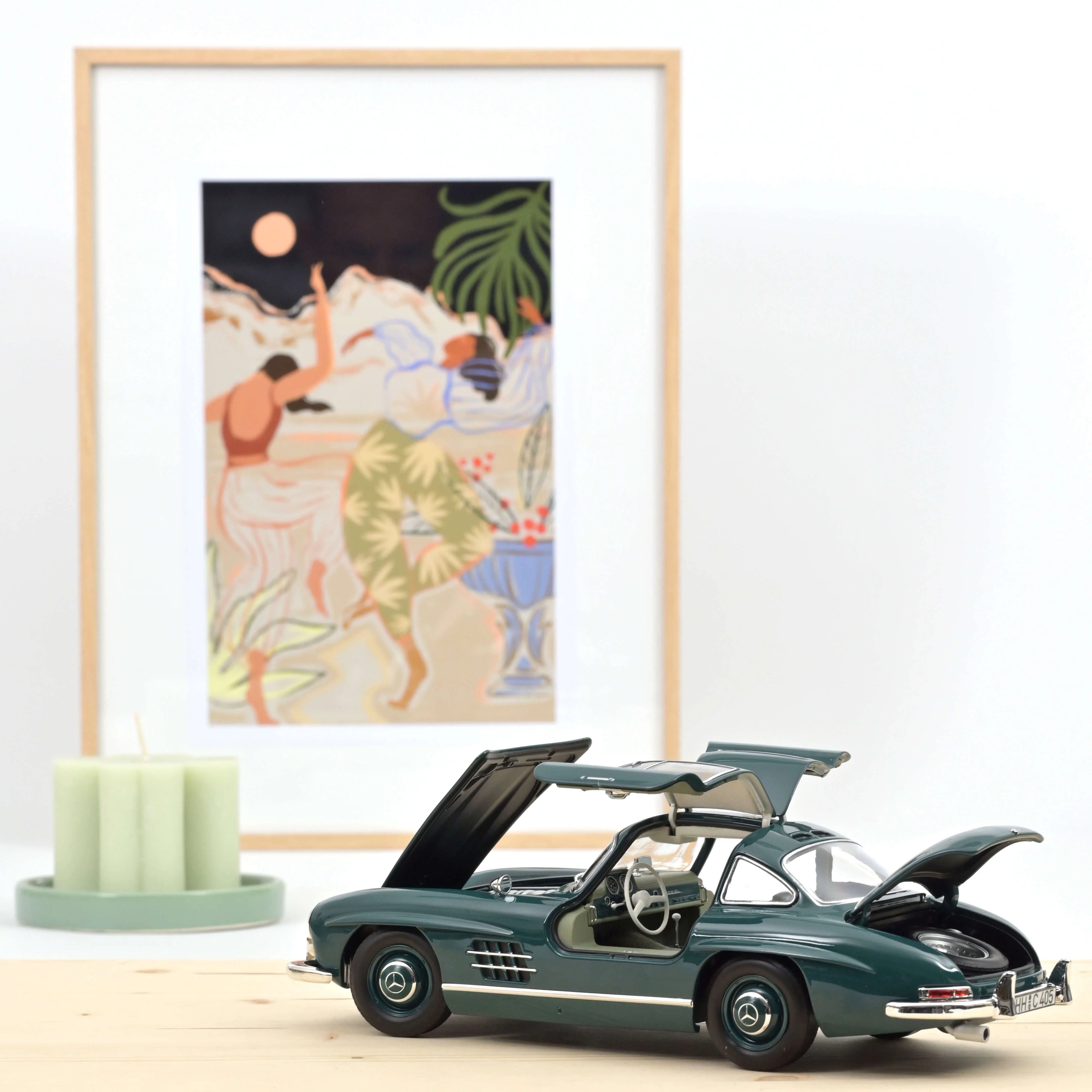 Mercedes-Benz 300 SL 1954 Vert 1:18