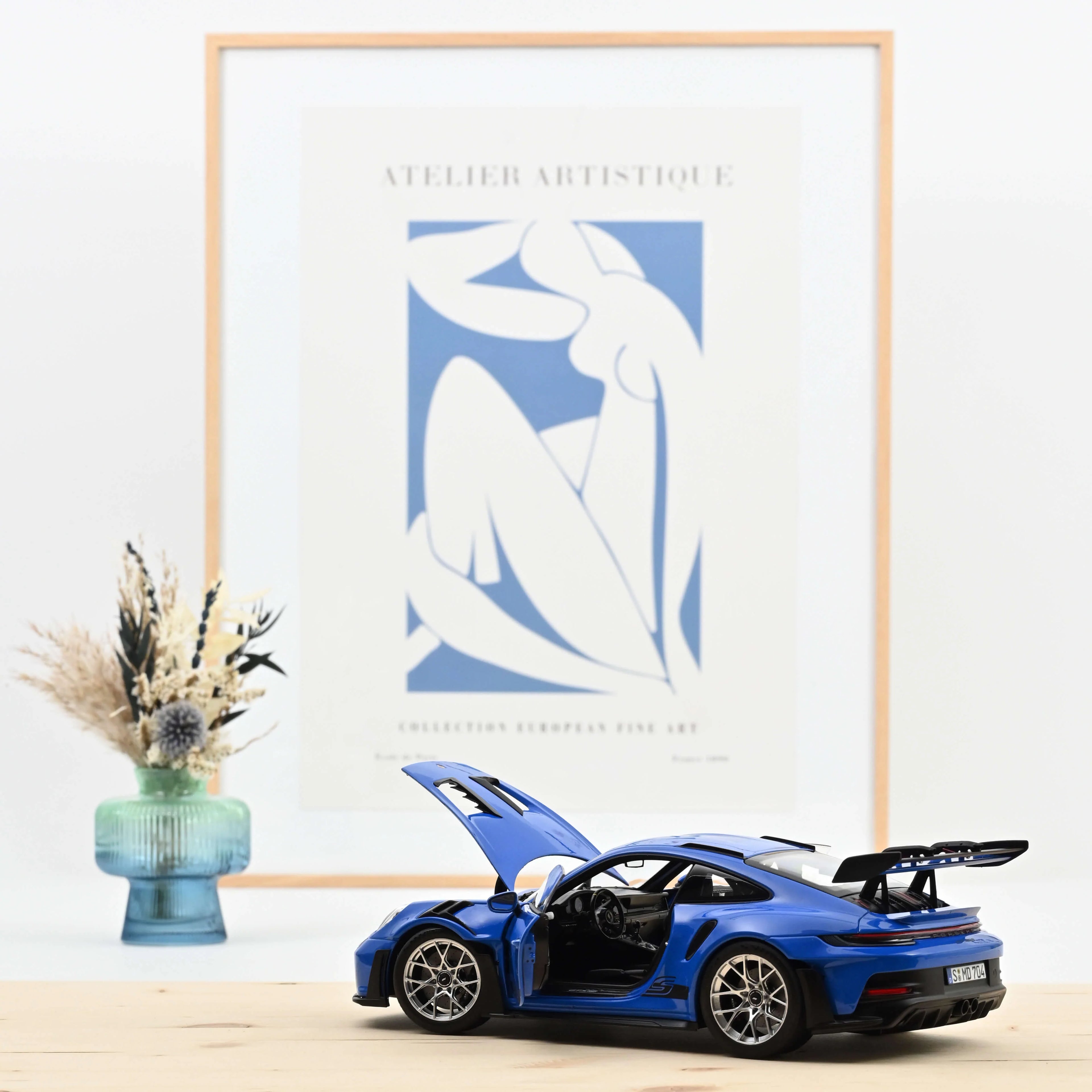 Porsche 911 GT3 RS 2022 Bleu requin 1/18