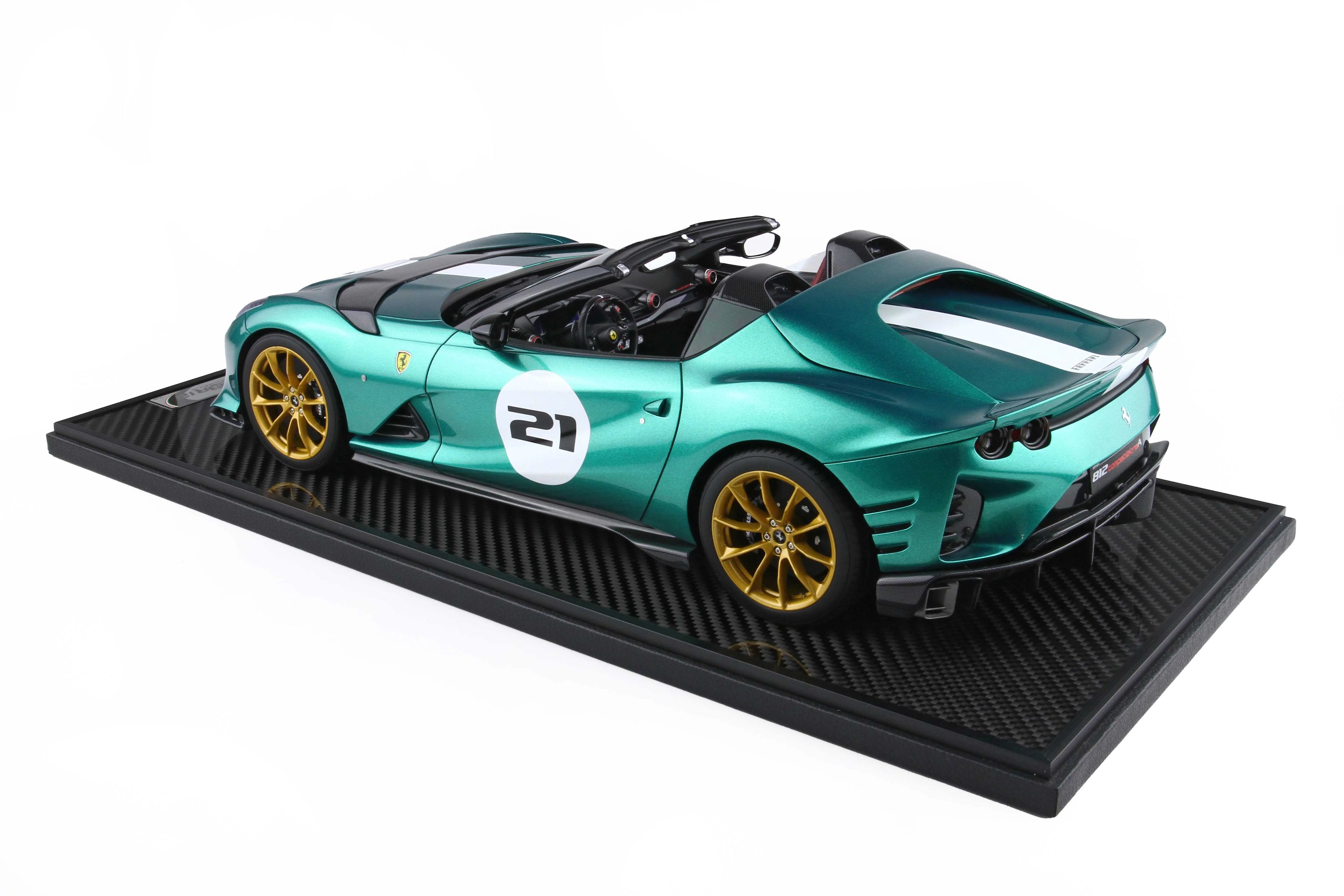 Pre-order BBR Ferrari 812 Competizione A Green Jewel (Scale 1/12) - Limited 20 pcs