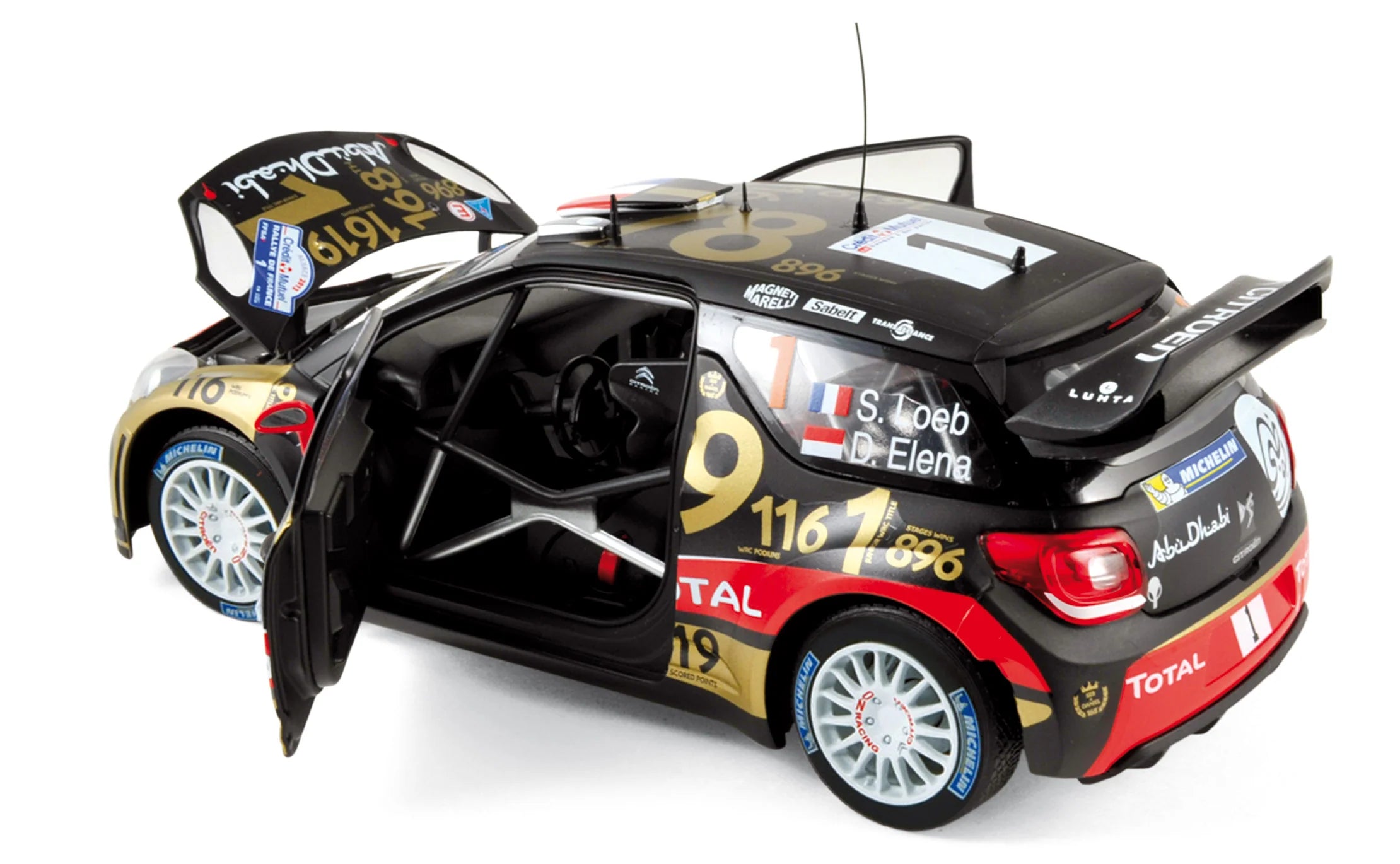 Citroën DS3 WRC 2013 Rally France 2013 1 Loeb/Elena 1:18
