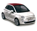 Fiat 500C 2009 Pearl White 1:43