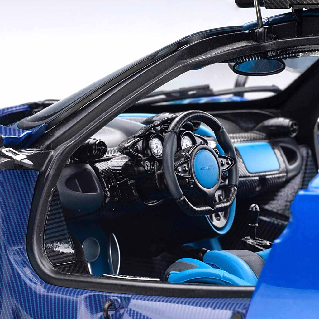 Pagani Huayra BC 2016 Carbone bleu/Carbone 1:18