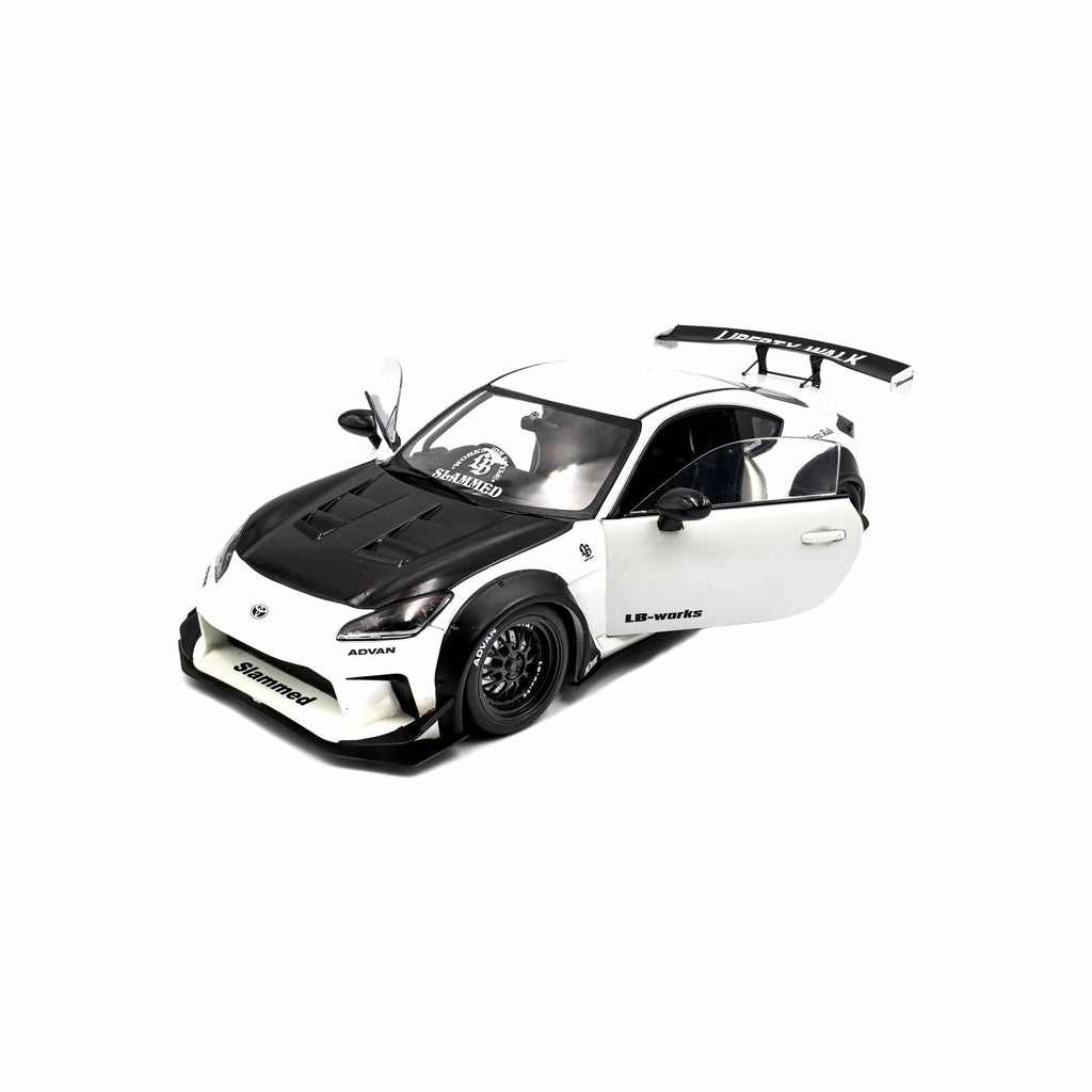 Toyota GR86 LBWK Body Kit Pearl White 1:18