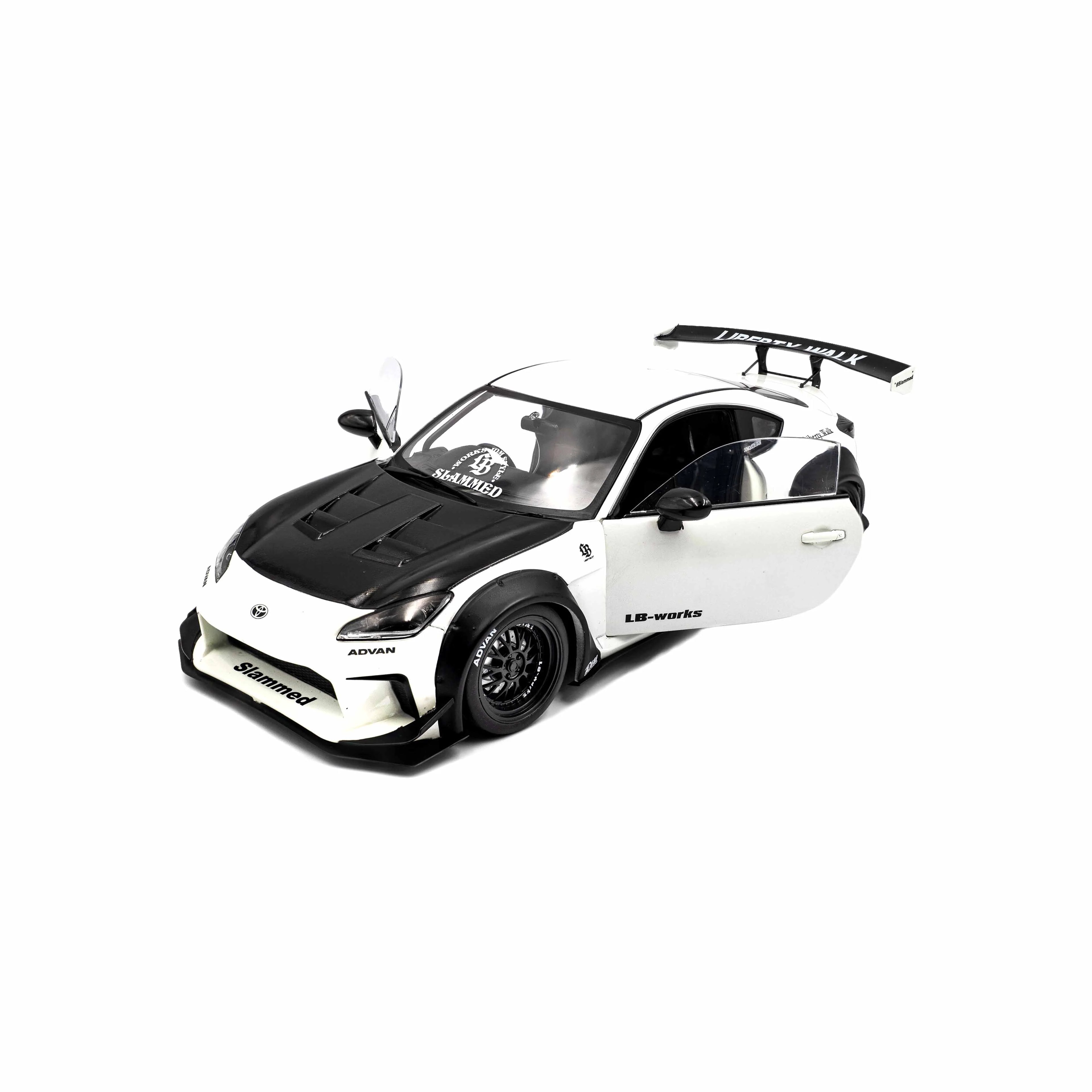 Toyota GR86 LBWK Body Kit Pearl White 1:18