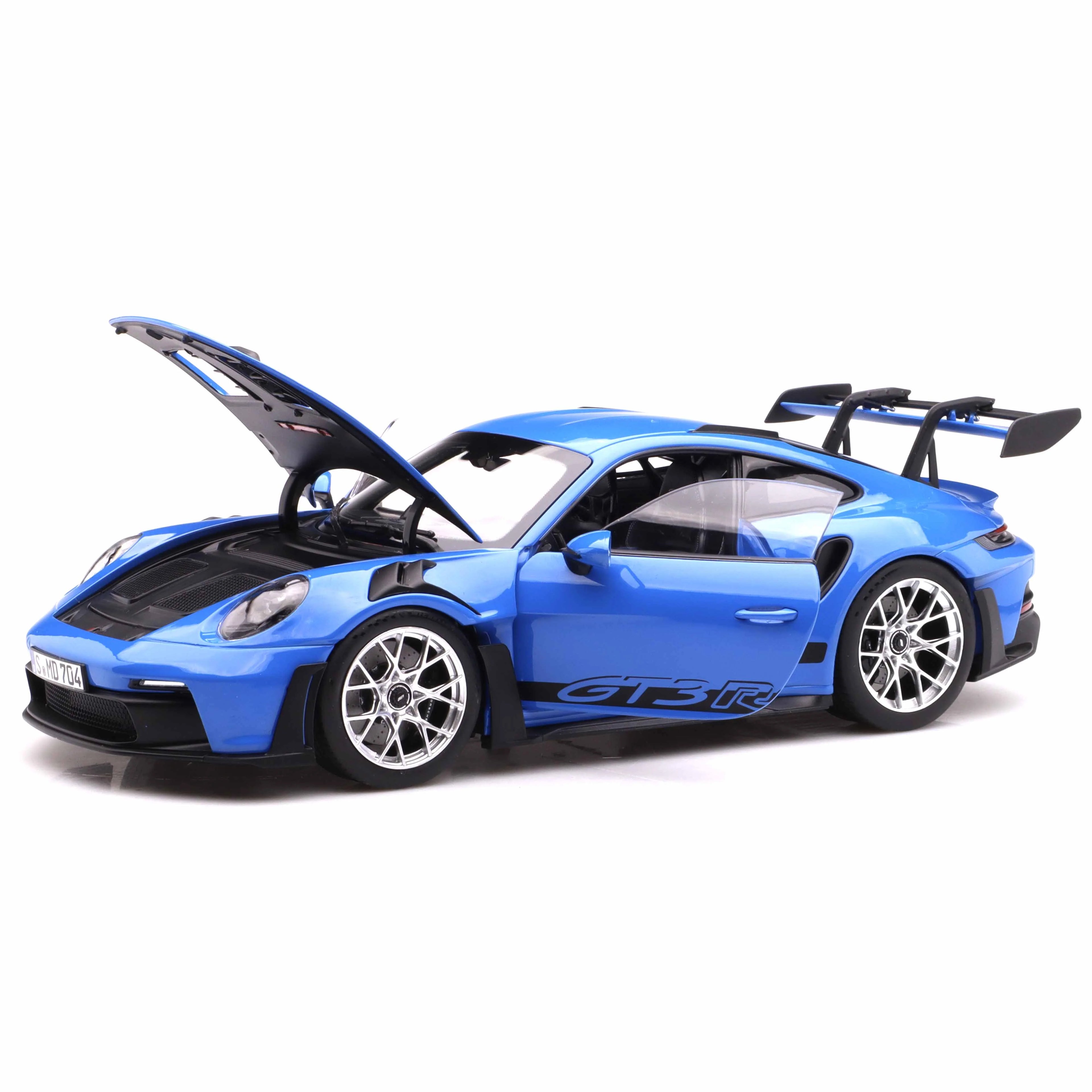 Porsche 911 GT3 RS pack Weissach 2022 Bleu Requin 1:18