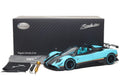 Pre-order BBR Pagani Zonda Uno Coupe Turchese and carbon, Fully Open - Limited Edition