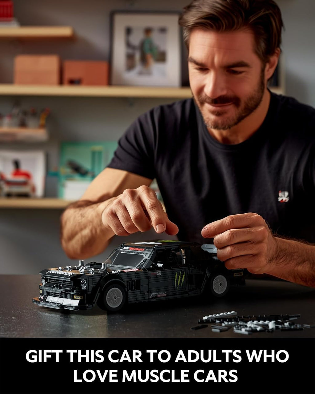 Nifeliz Mini HOONIKEN Muscle Car (1605 PCS, NF10272A)
