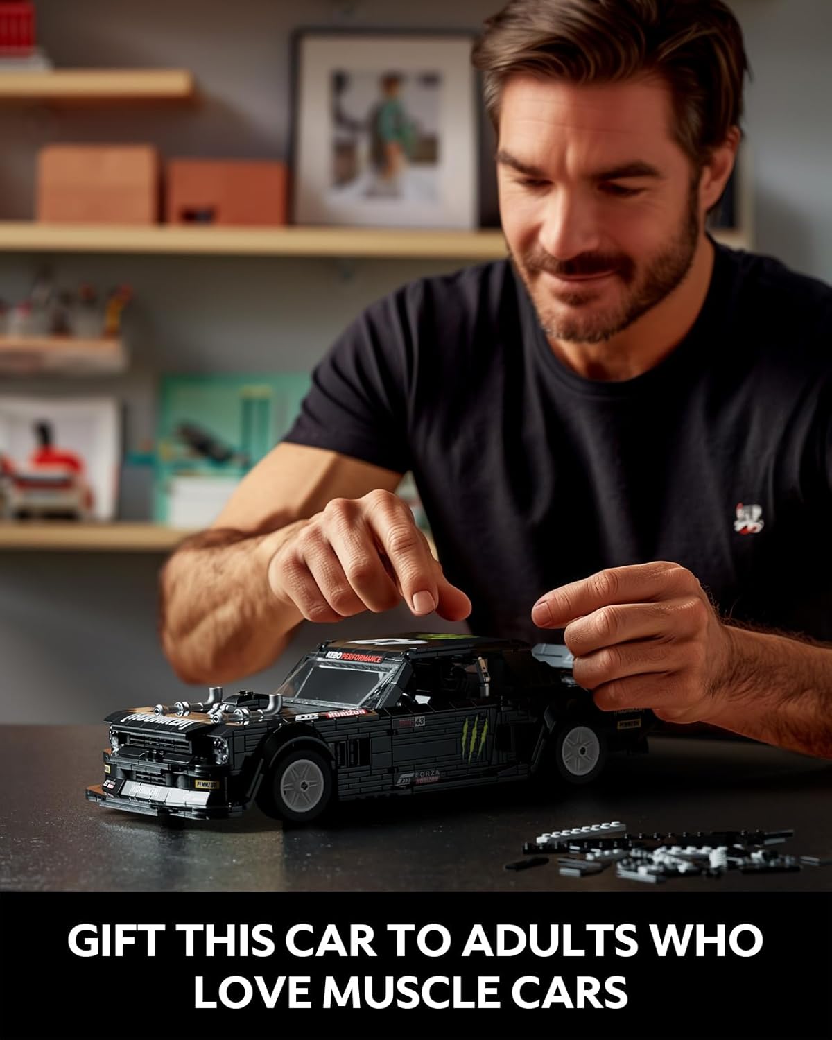 Nifeliz Mini HOONIKEN Muscle Car (1605 PCS, NF10272A)