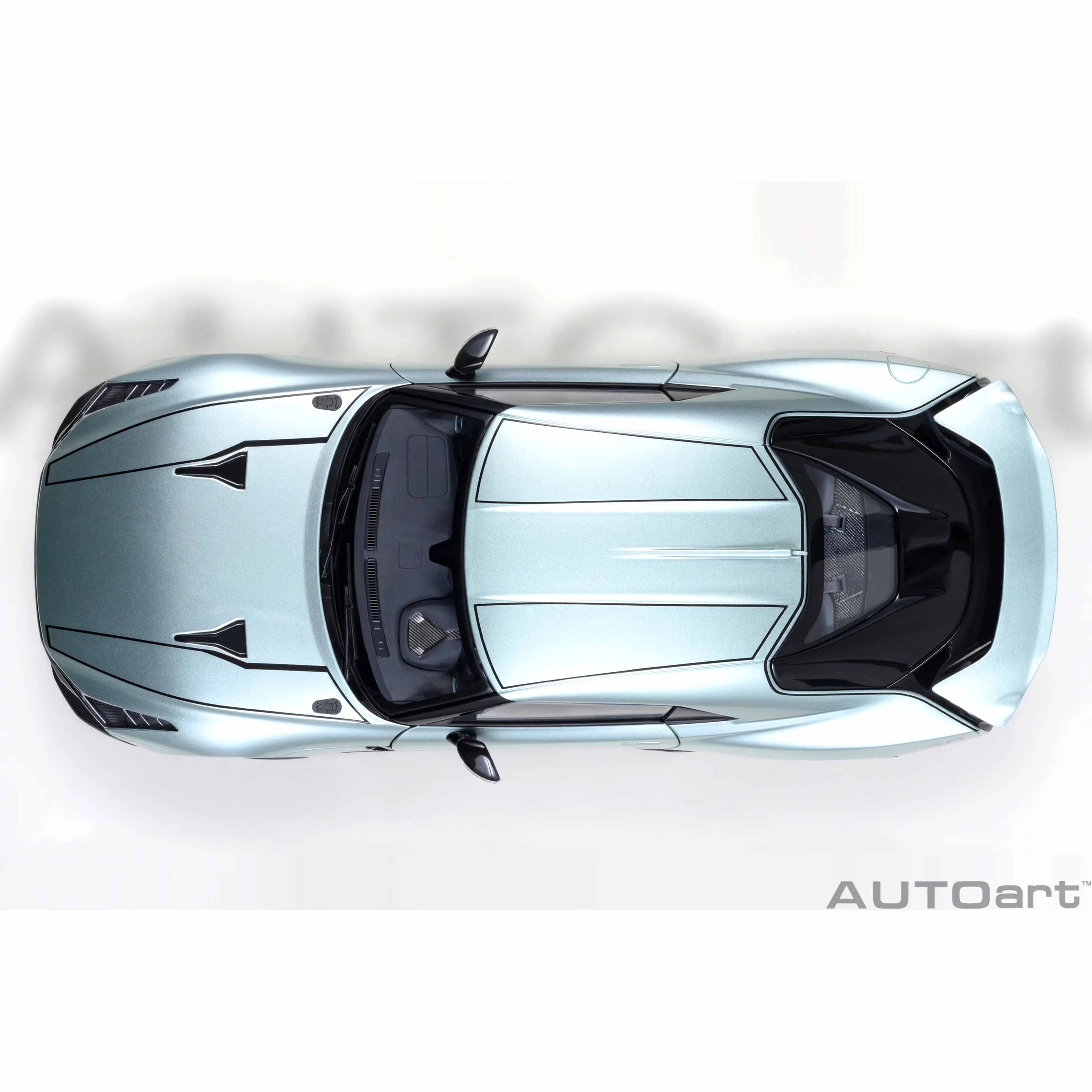 Nissan GT-R50 by Italdesign Metallic Green and Black 1/18