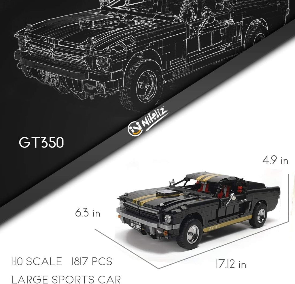 Nifeliz Muscle Car 1965s GT350 Race (1817 PCS, NF10520)