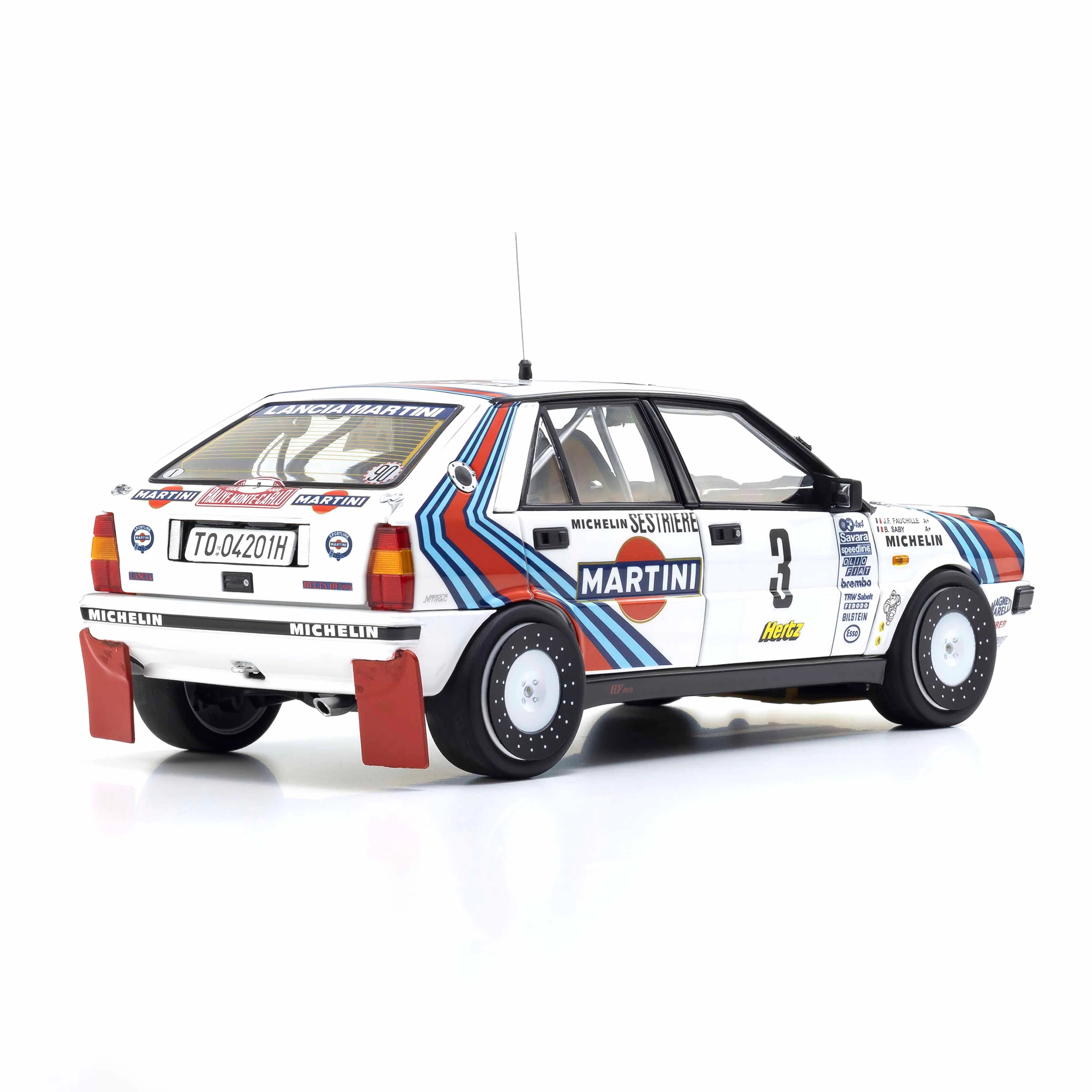 Lancia Delta HF 4WD 1988 Monte Carlo Rally LANCIA MARTINI N°3 1/18