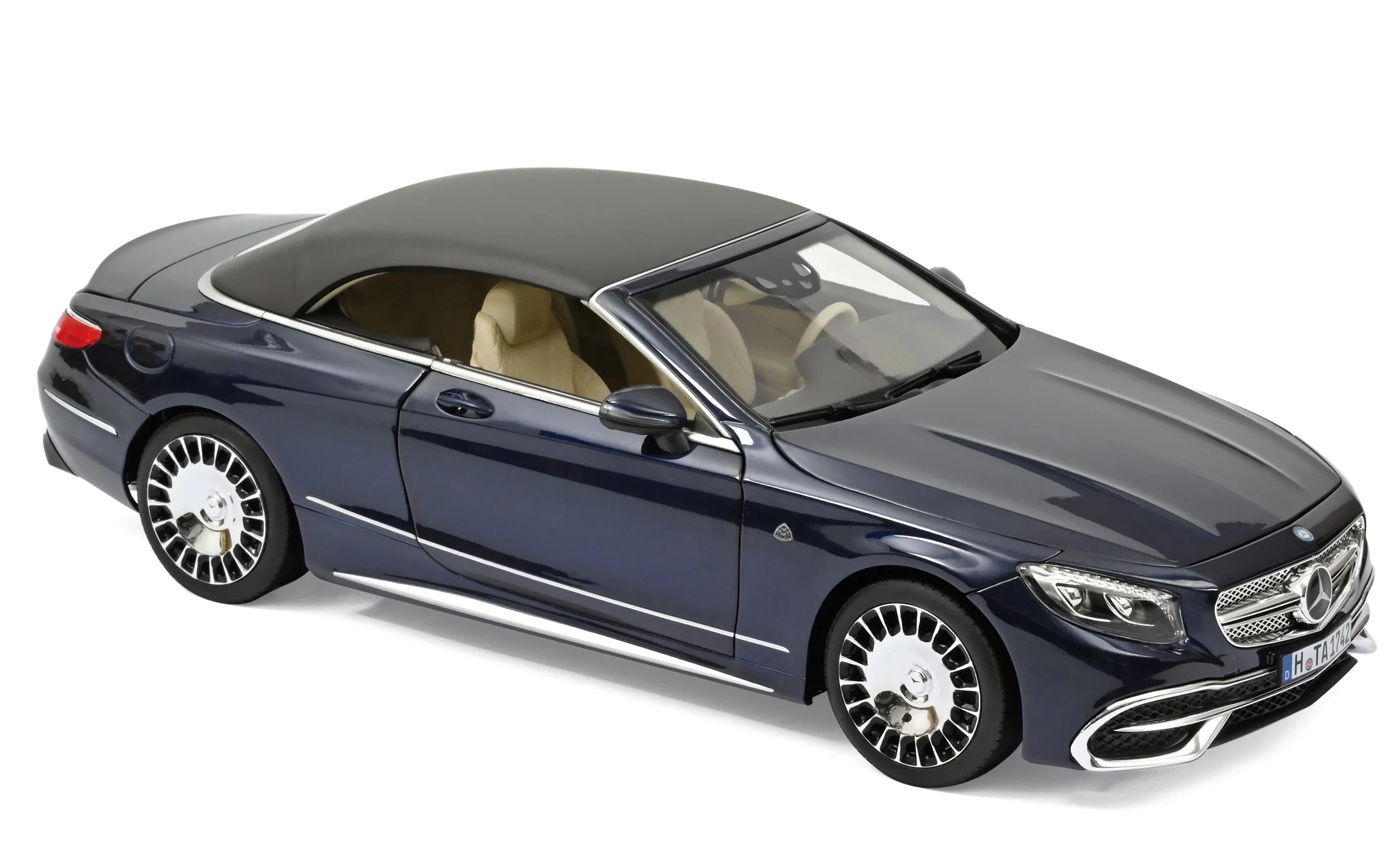 Mercedes-Maybach S650 Cabriolet 2018 Dark Blue metallic 1:18