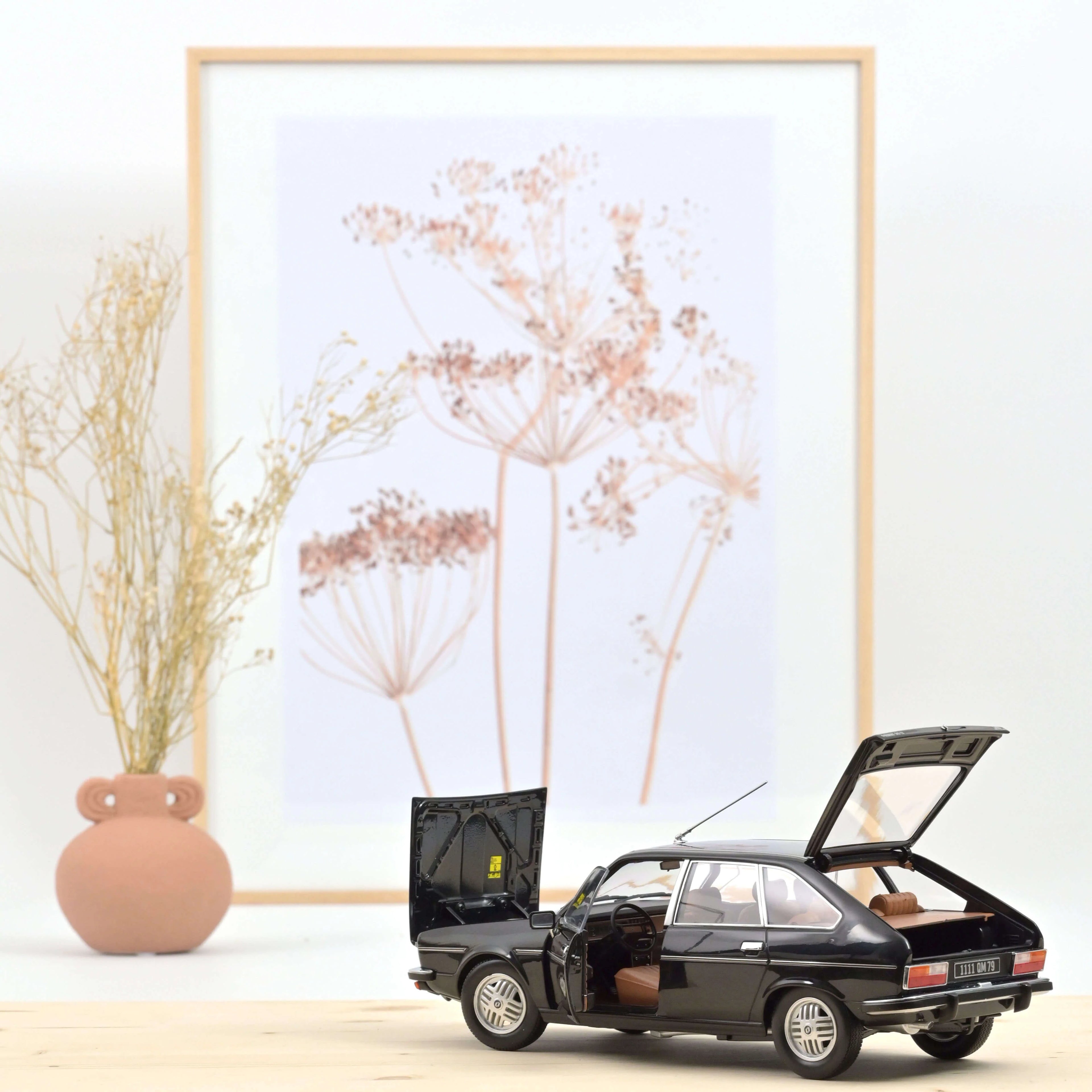 Renault 30 TX 1979 Black 1:18 - 200pcs