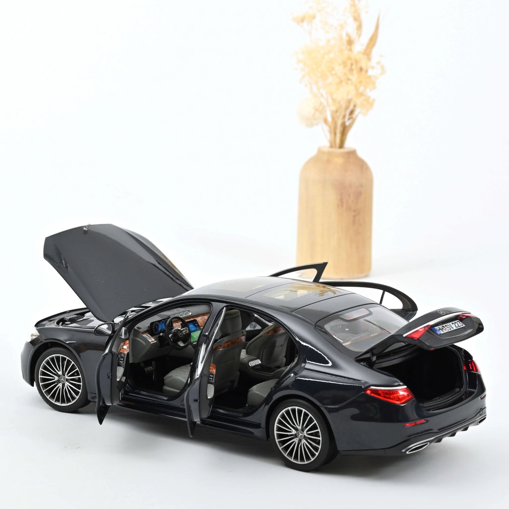 Mercedes-Benz S-Class AMG-Line 2021 Anthracite blue metallic 1:18