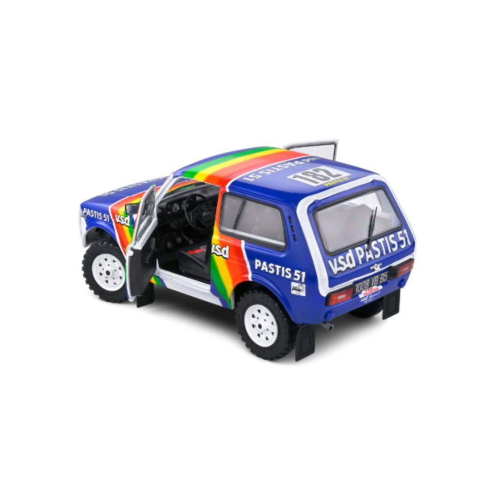 Lada Niva White #182 Jabouille / Sardou Paris-Dakar 1984 1:18