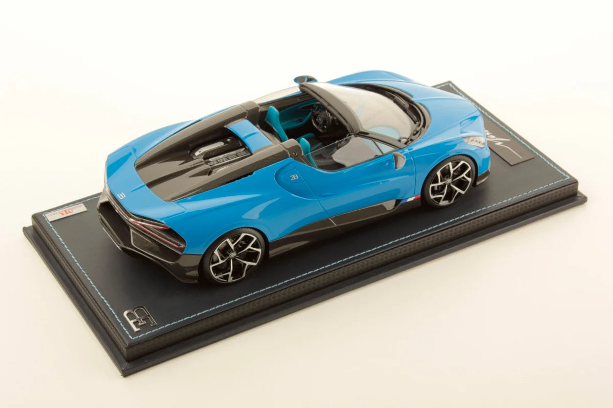 MR Bugatti W16 Mistral Gelb, Blau - Limitiert auf 99 Stück AUF LAGER
