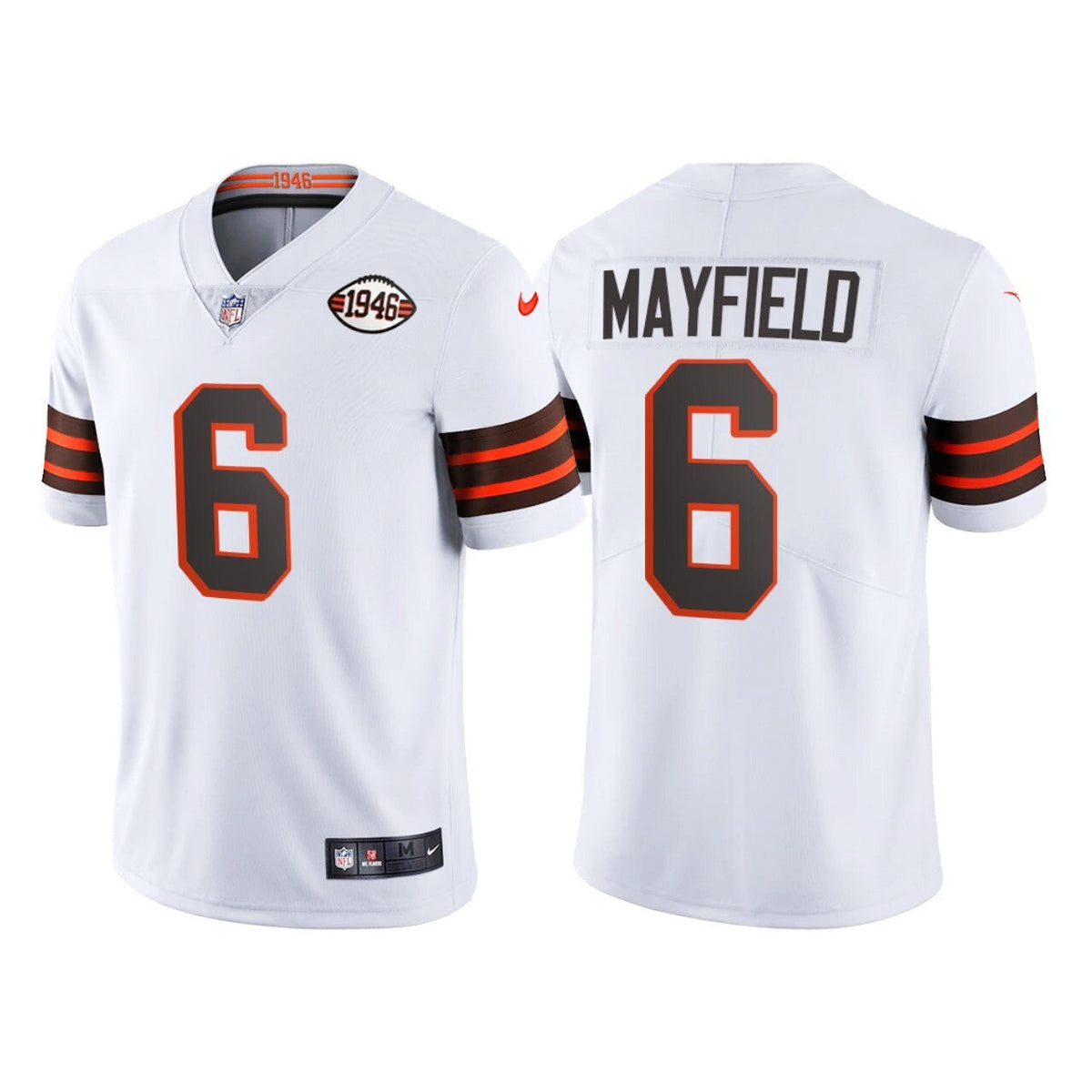 Men's Cleveland Browns Baker Mayfield Jersey-White