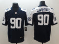 Men's Dallas Cowboys DeMarcus Lawrence #90 Navy Alternate Fashion Game Jersey1