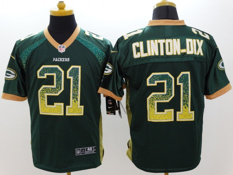 Men's Green Bay Packers Ha Ha Clinton-Dix #21 Green Game Jersey1