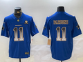 Men's Dallas Cowboys Micah Parsons #11 Blue Game Player Jersey1