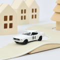 Ford Mustang coupe 1968 White n°184 Jet-car 1:43