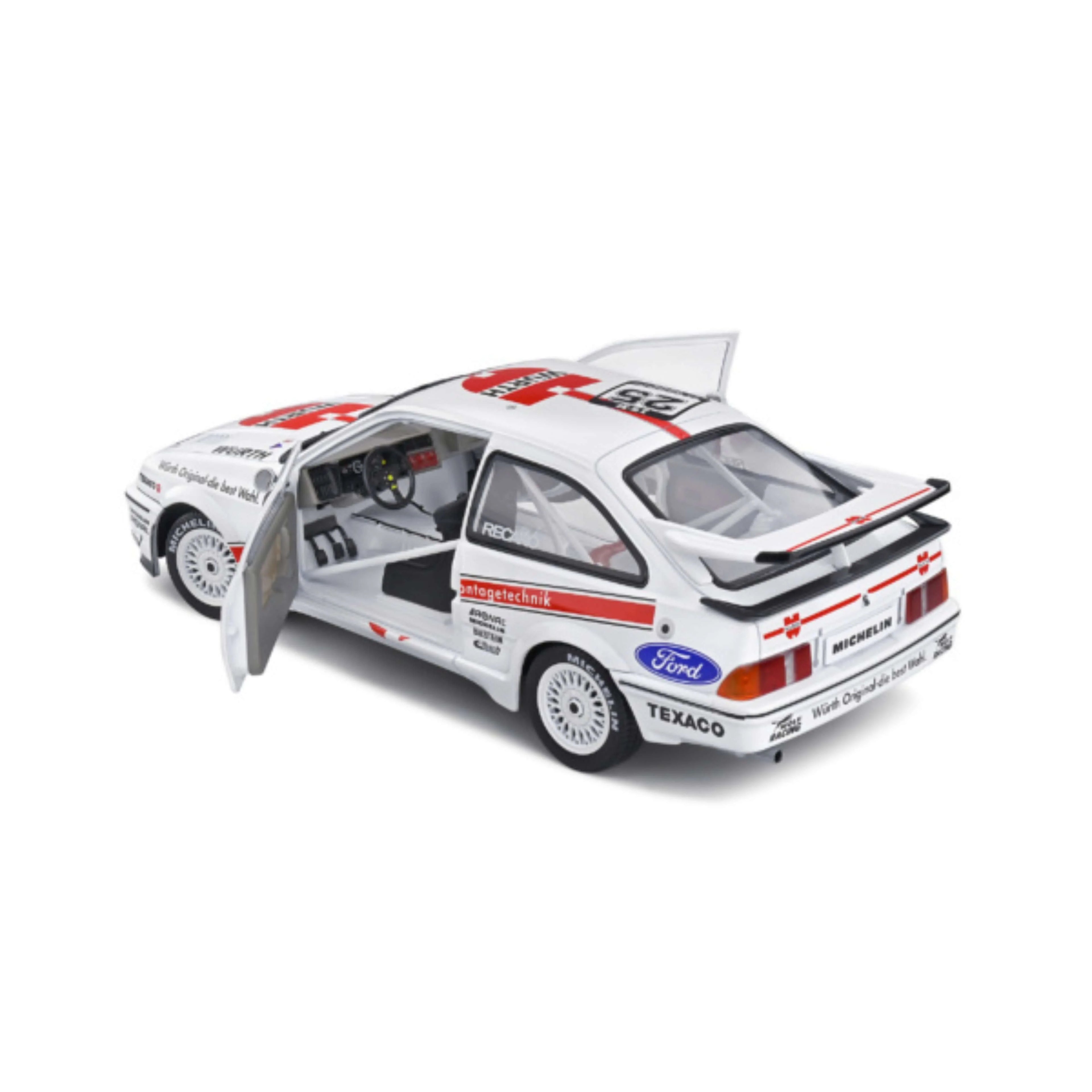 Ford Sierra RS 500 White A. Hahne #25 Nürburgring DTM 1988 1:18