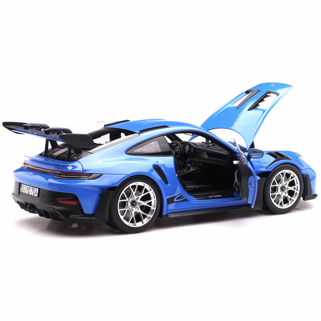 Porsche 911 GT3 RS pack Weissach 2022 Bleu Requin 1:18