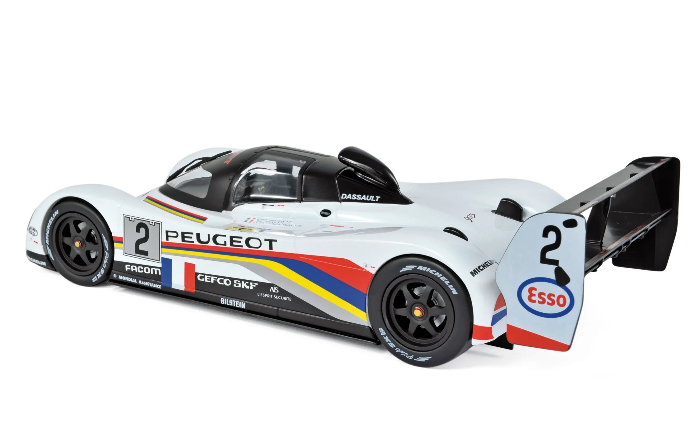 Peugeot 905 1993 24H Le Mans 2 Baldi/Alliot/Jabouille 1:18 - 100pcs