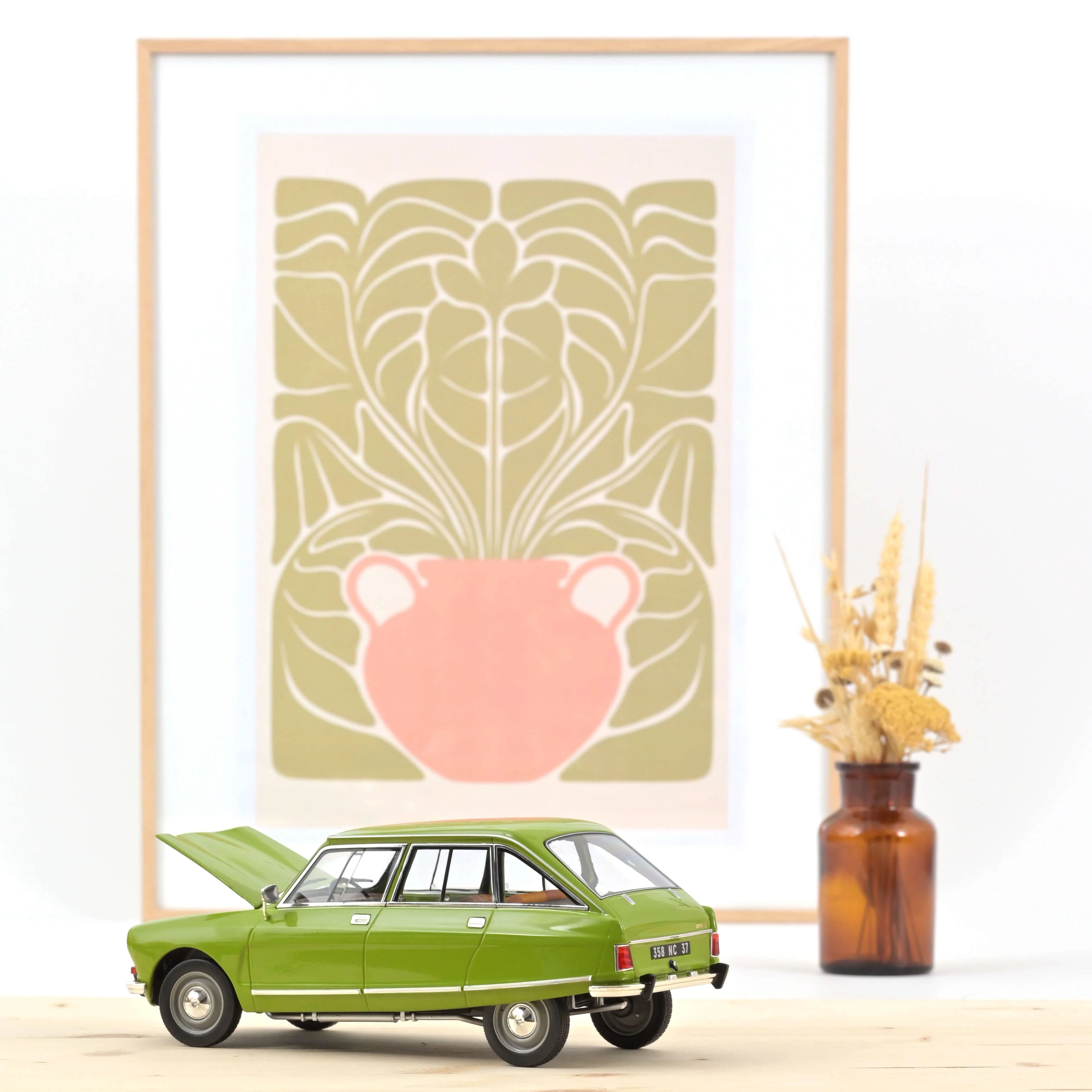 Citroën Ami 8 Club 1969 Vert Iris 1:18