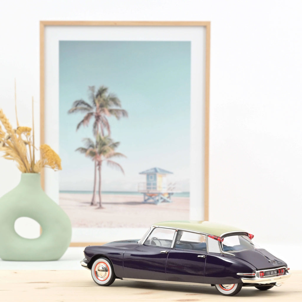 Citroën DS 19 1956 Purple and Champagne 1:18 - 400pcs