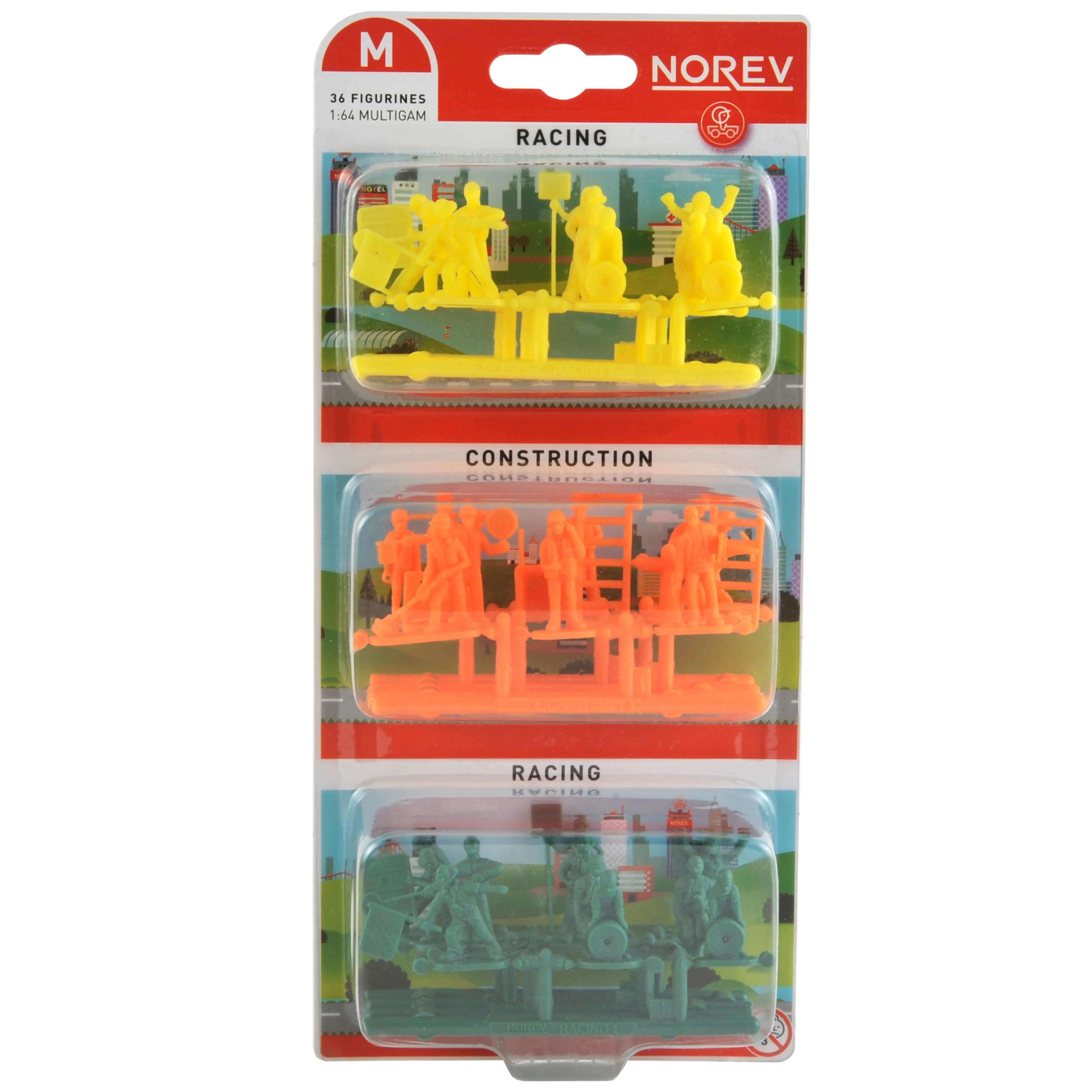 Racing and Construction Figures 1:64 (36pcs)