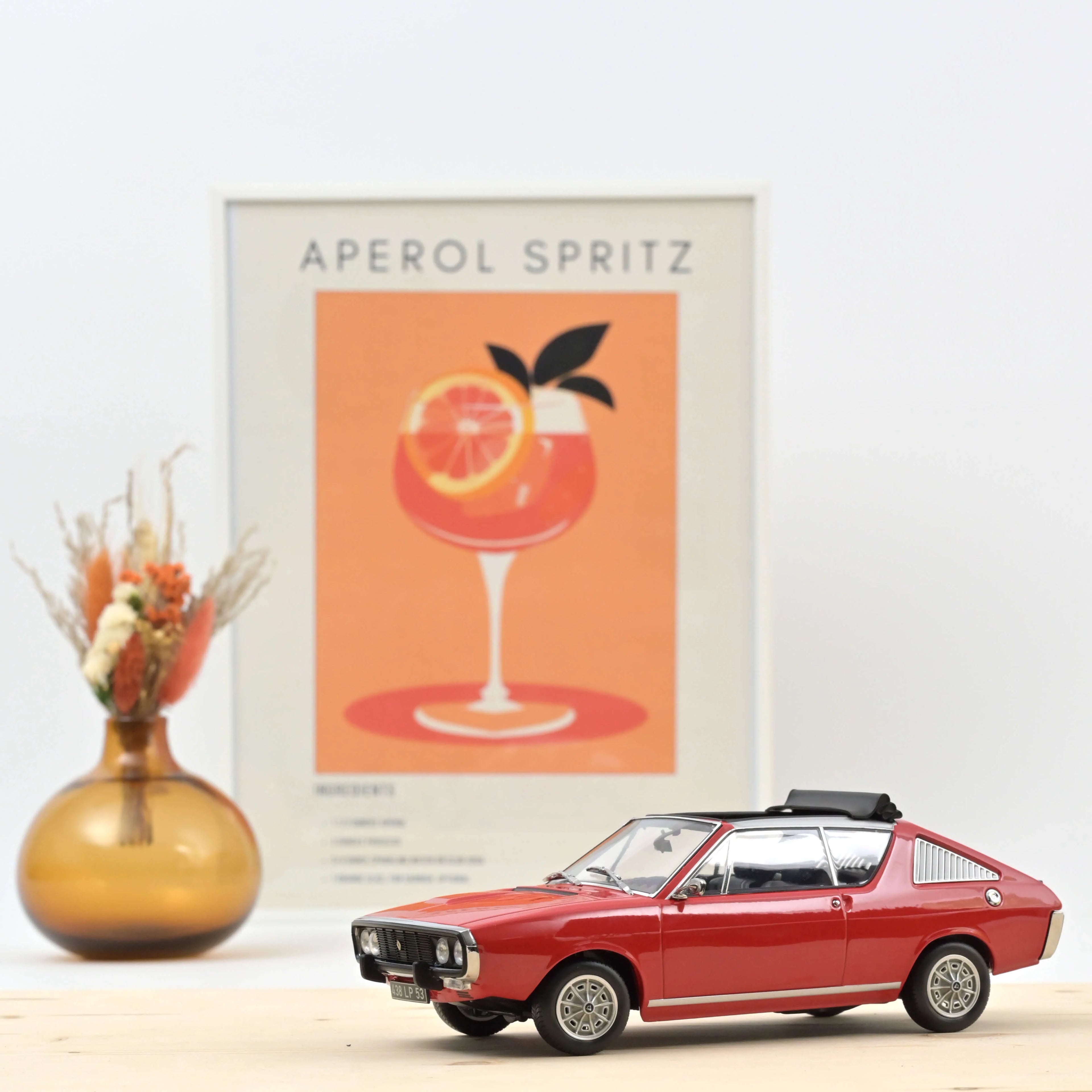 Renault 17 Gordini Découvrable 1975 Red 1:18