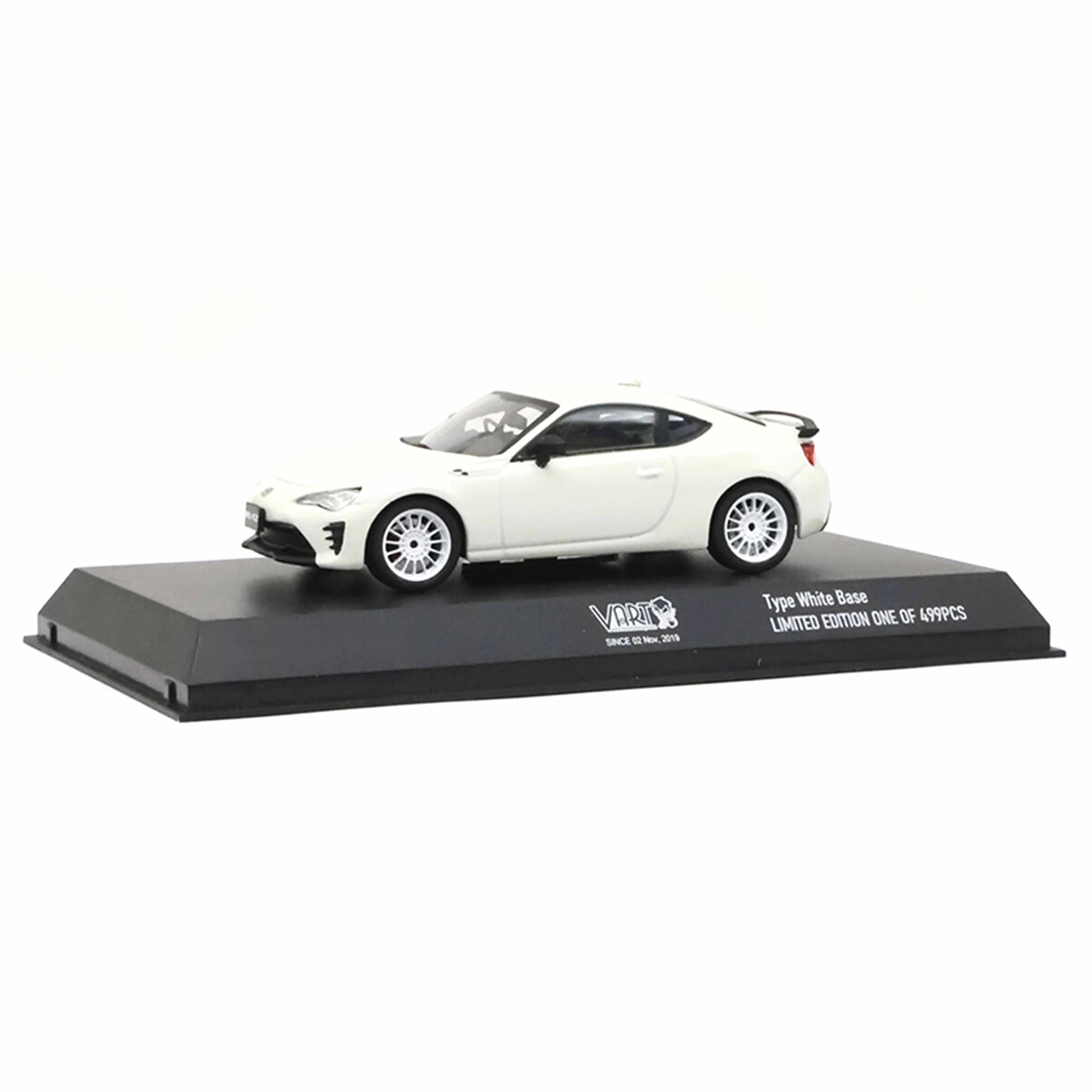 Toyota 86 VART Type White Base 1:43