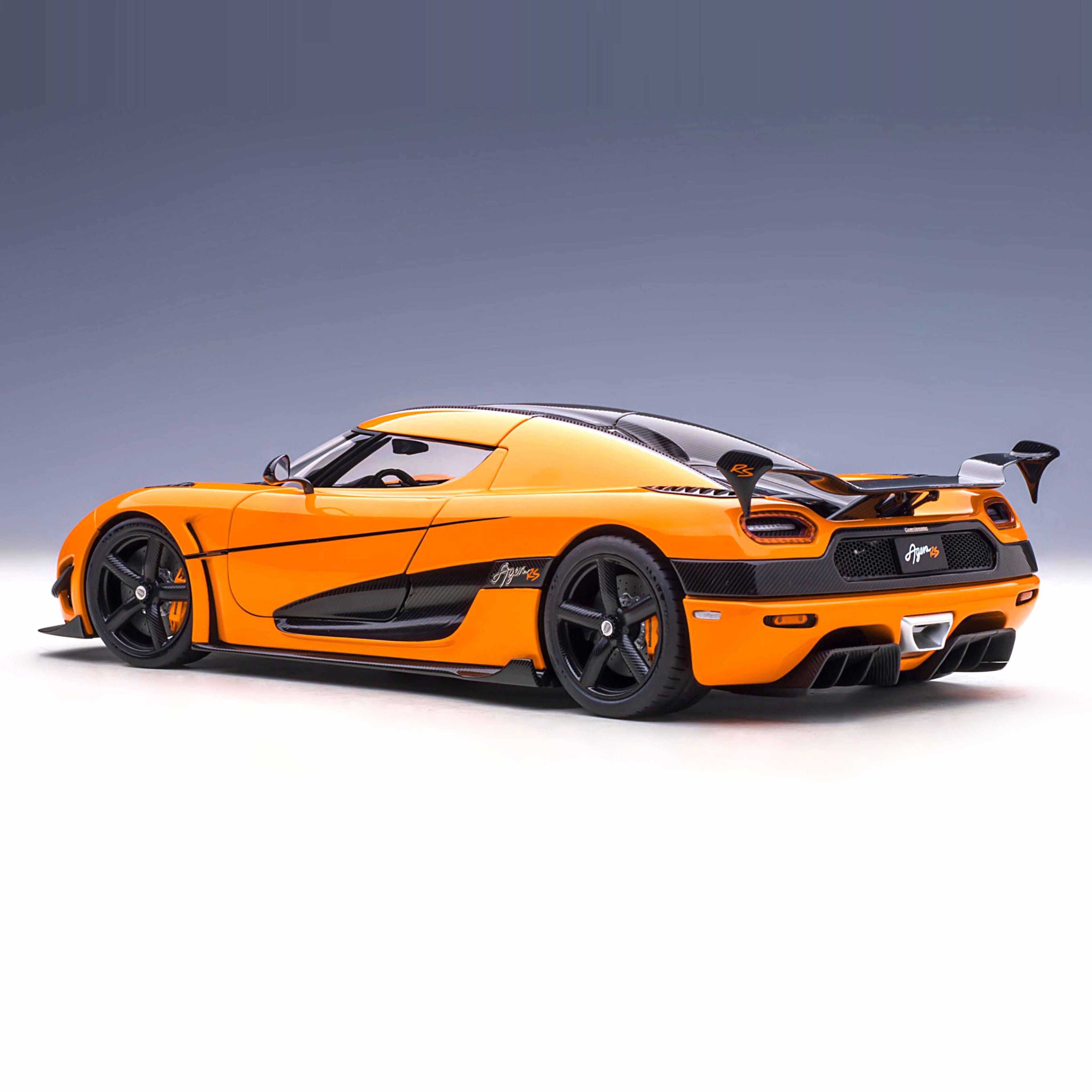 Koenigsegg Agera RS 2015 Orange/Black 1:18