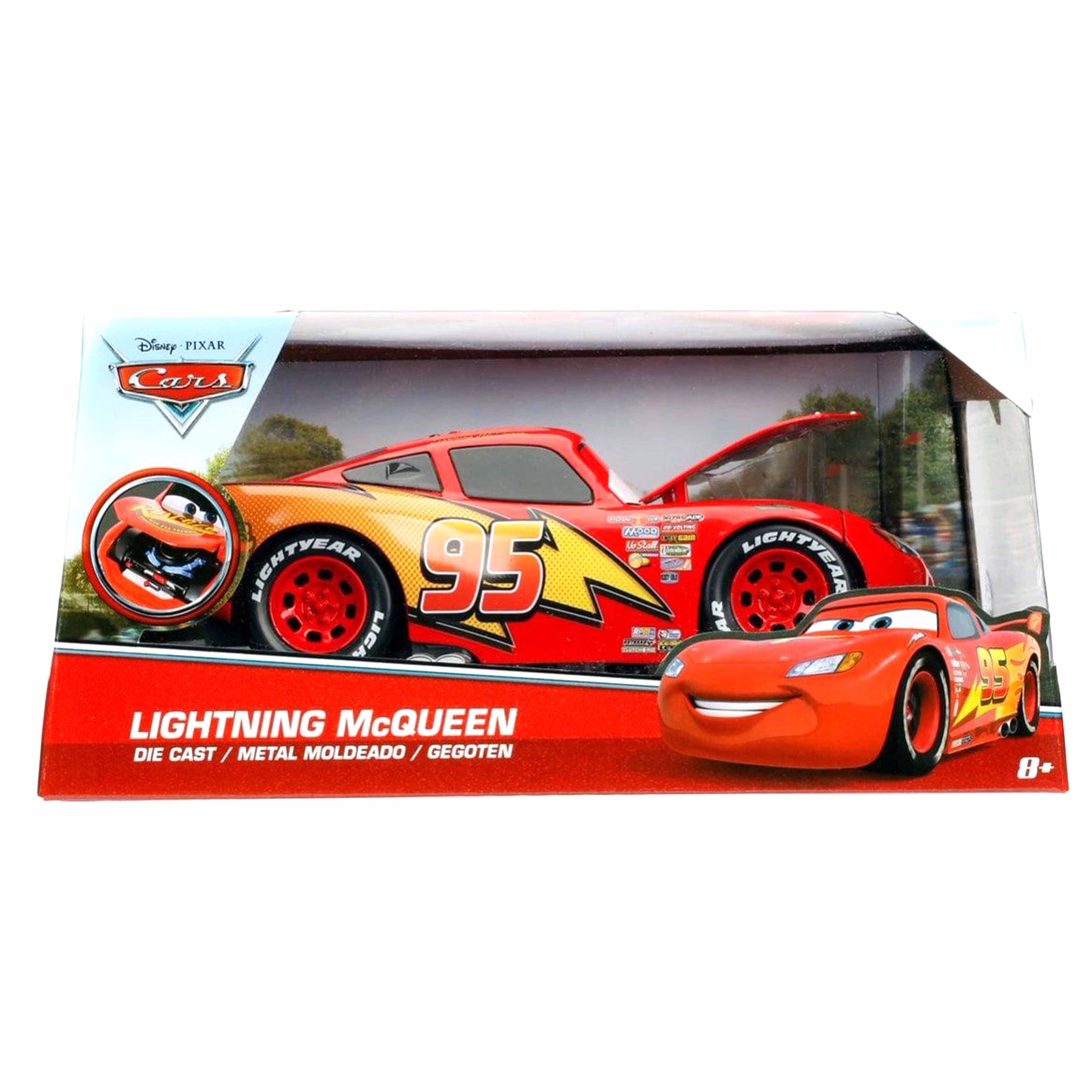 Flash McQueen Cars Red Hollywood Rides 1:24