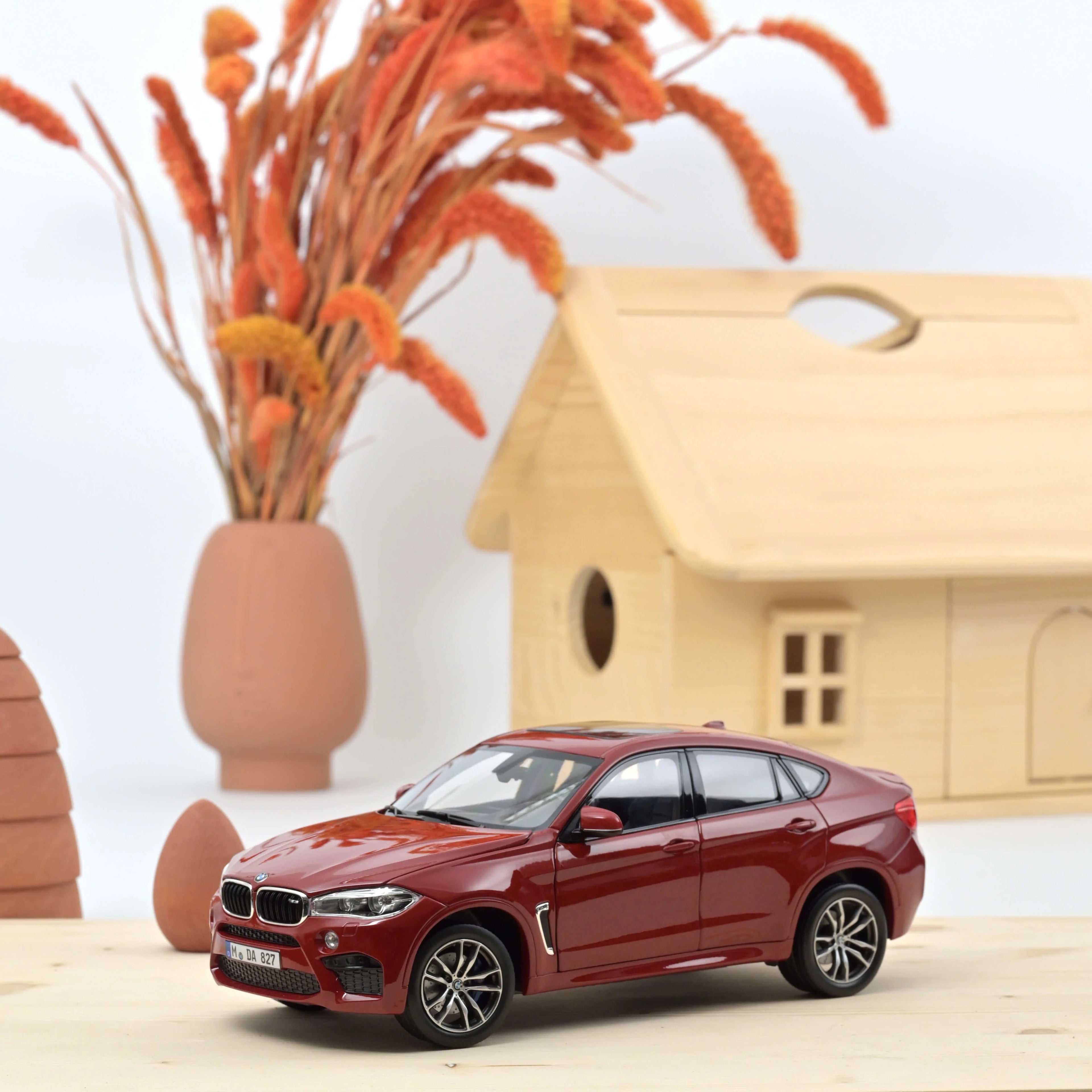 BMW X6 M 2015 Rouge métallisé 1:18