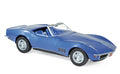 Chevrolet Corvette Cabriolet 1969 Bleu métallisé 1:18