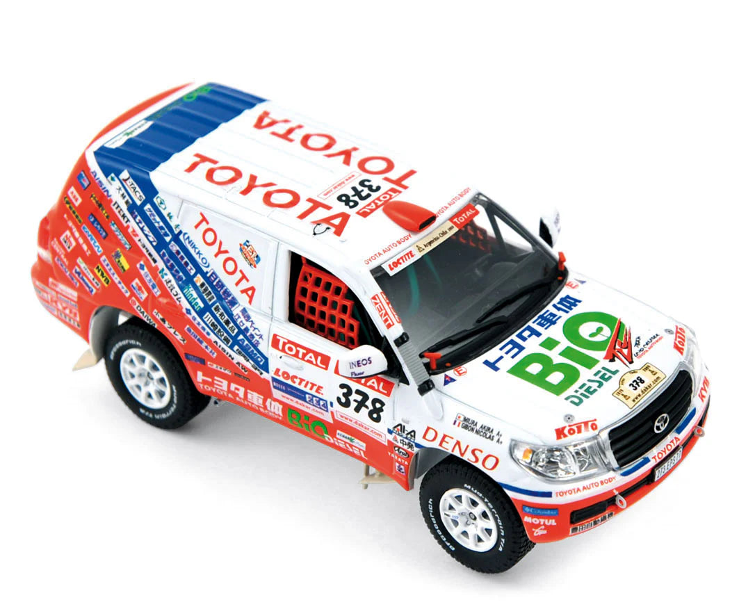 Toyota Land Cruiser 2009 Dakar 378 N.Gibon/A.Miura 1:43