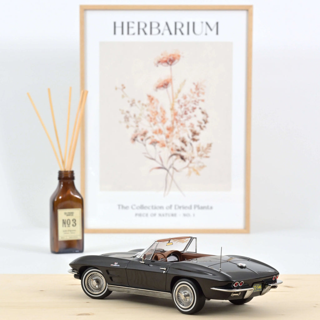 Chevrolet Corvette Sting Ray Cabriolet 1963 Black 1:18
