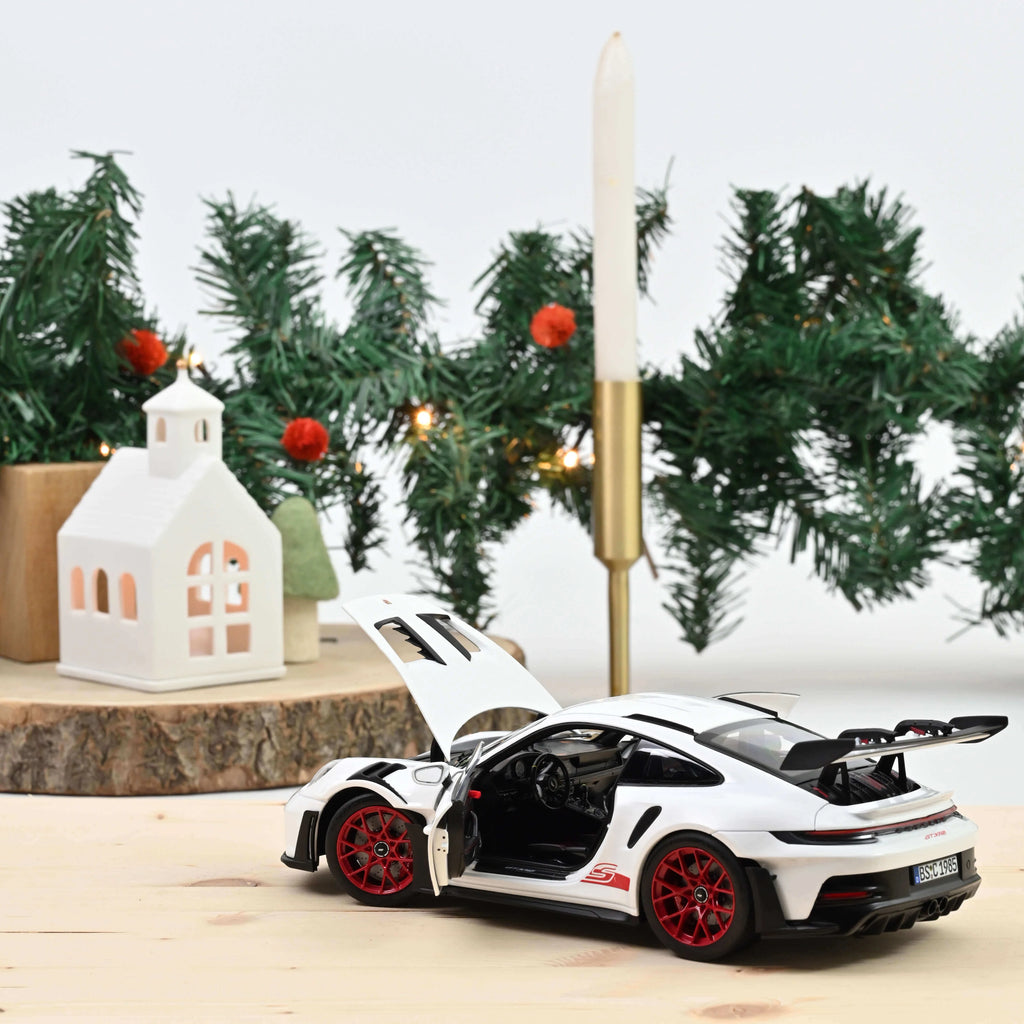 Porsche 911 GT3 RS 2022 Weiß&Pyrorot 1:18