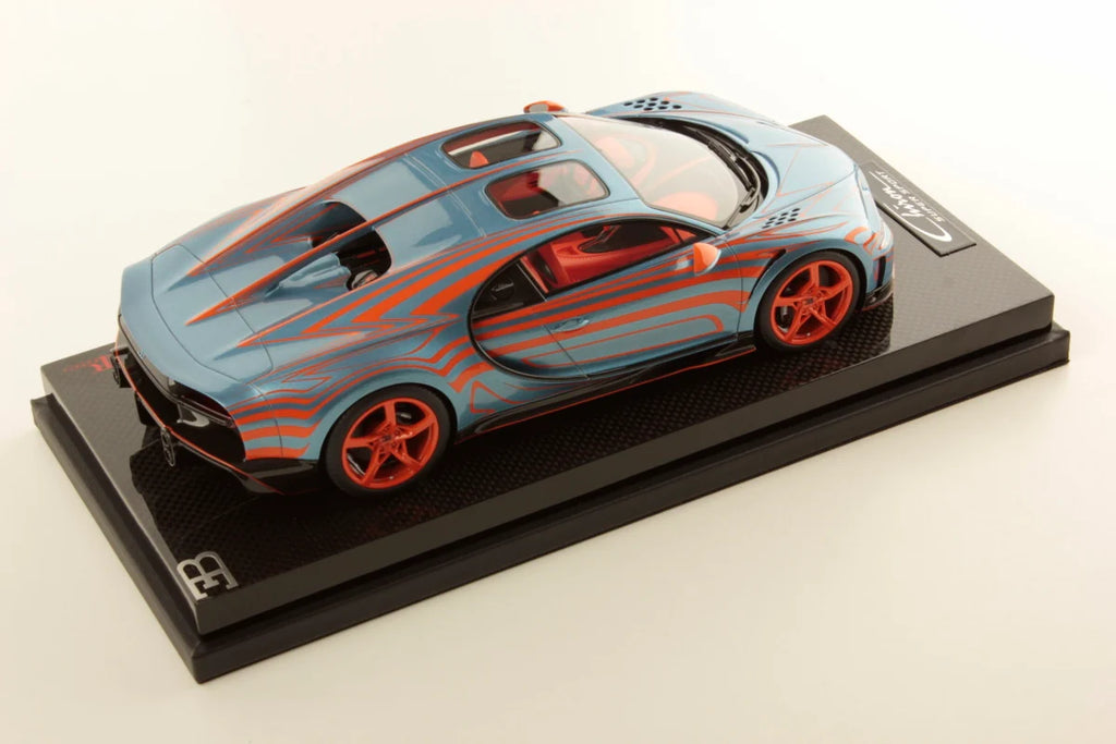 MR Bugatti Chiron Super Sport on Carbon Base (Different Version) - Limited 99 pcs SHIPPING NOW