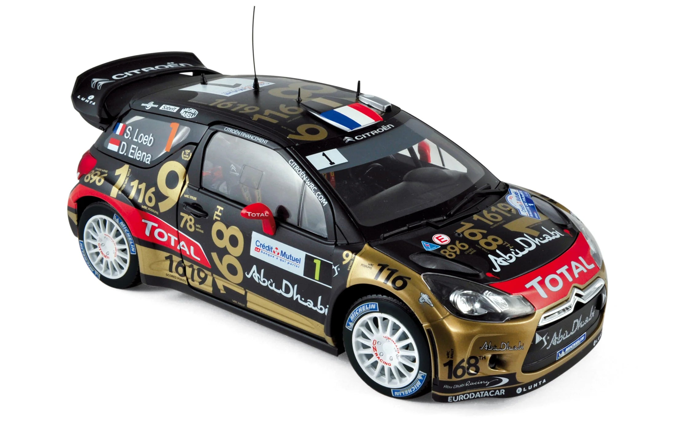 Citroën DS3 WRC 2013 Rally France 2013 1 Loeb/Elena 1:18
