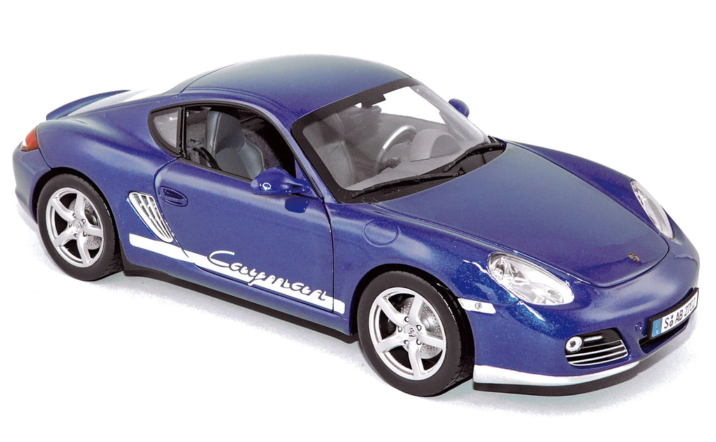 Porsche Cayman 2009 Bleu Métallisé 1:18