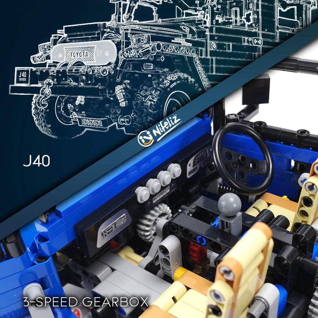 Nifeliz Off-Road Pickup J40 Land Cruiser (2101 PCS, NF10518)