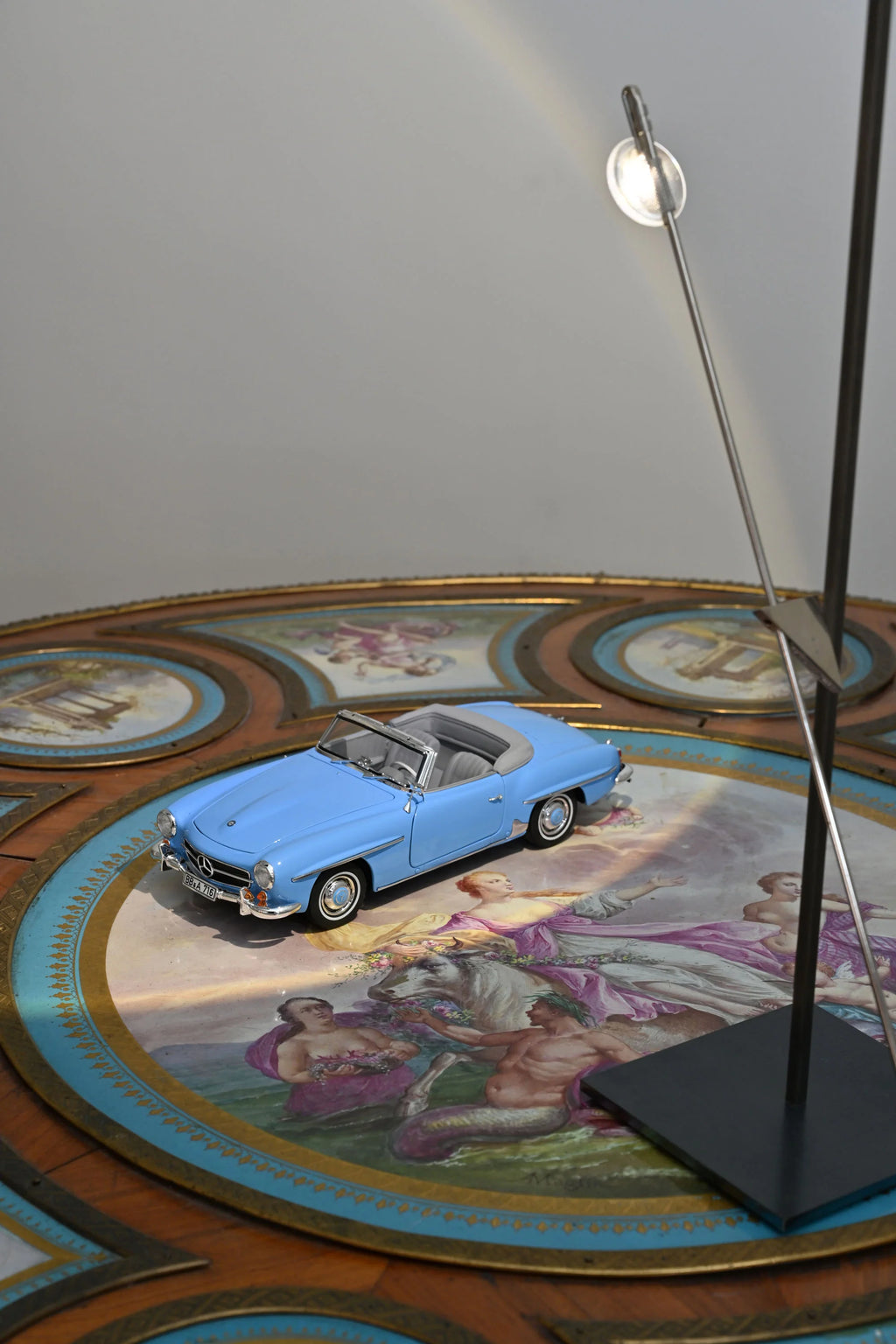 Mercedes-Benz 190 SL 1955 Blue 1:18
